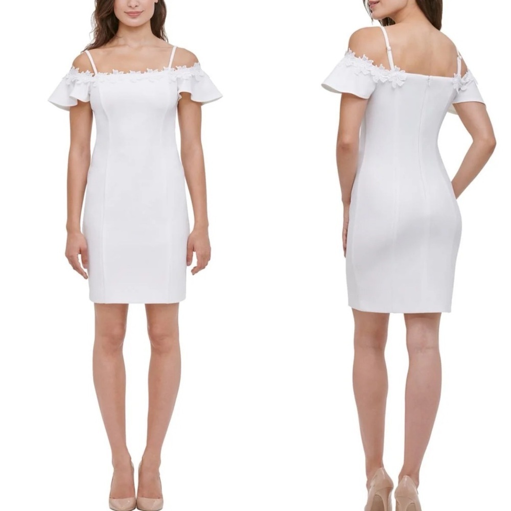 💃🏻Kensie Sheath Dress with Flutter Sleeves